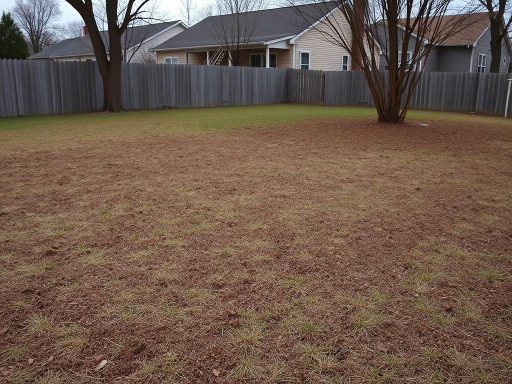 Backyard transformation - before